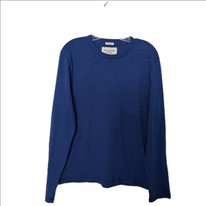🔥Hot Deals🔥Abercrombie & Fitch Men's Long Sleeve Shirt Royal Blue Size Med